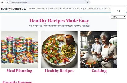 Example Recipe Site